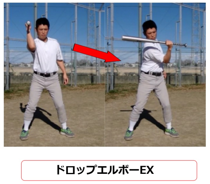 ドロップエルボー 肘のねじ込み