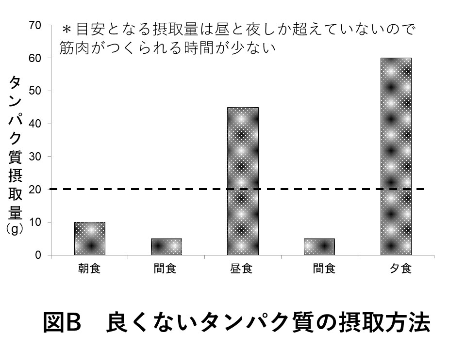 タンパク質　悪い例